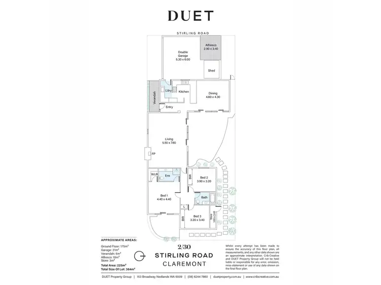 Floorplan of Homely house listing, 2/30 Stirling Road, Claremont WA 6010
