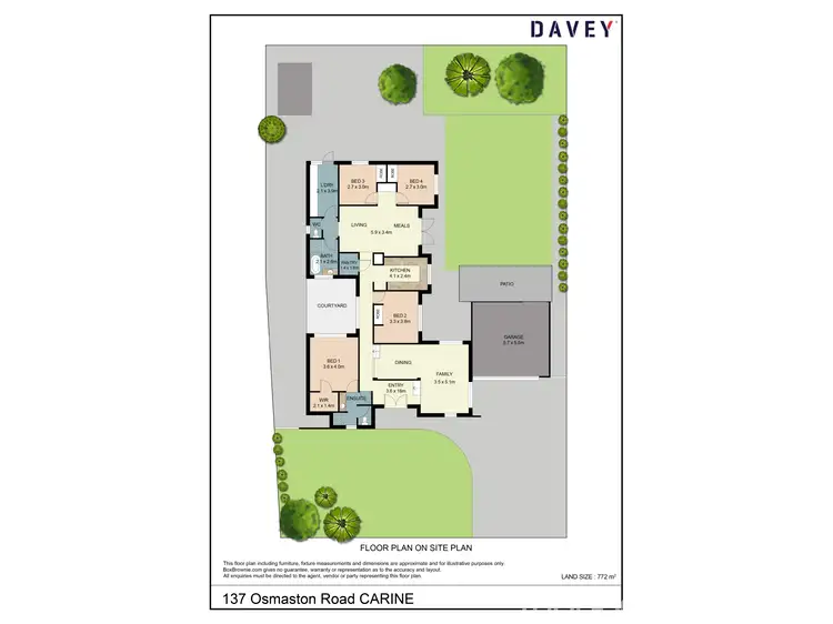 Floorplan of Homely house listing, 137 Osmaston Road, Carine WA 6020