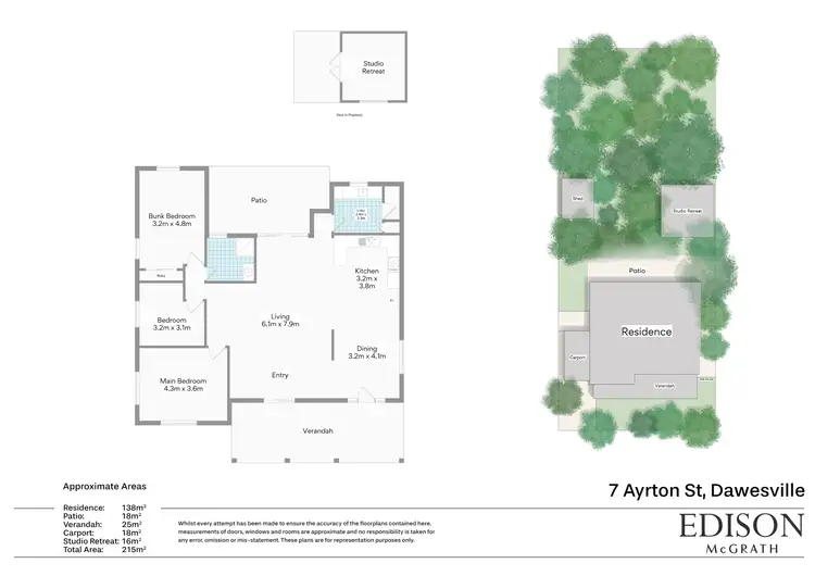 Floorplan of Homely house listing, 7 Ayrton Street, Dawesville WA 6211