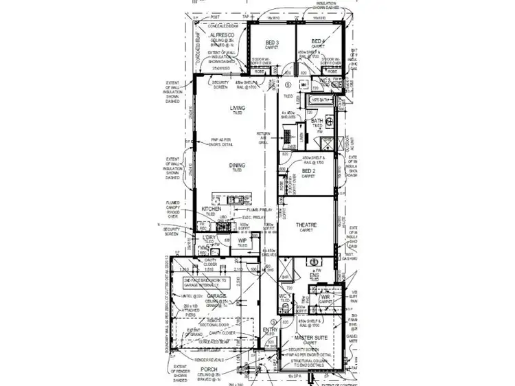 Floorplan of Homely house listing, 3 Karijini Crescent, Baldivis WA 6171