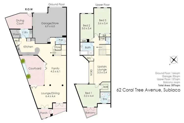 Floorplan of Homely house listing, 62 Coral Tree Avenue, Subiaco WA 6008