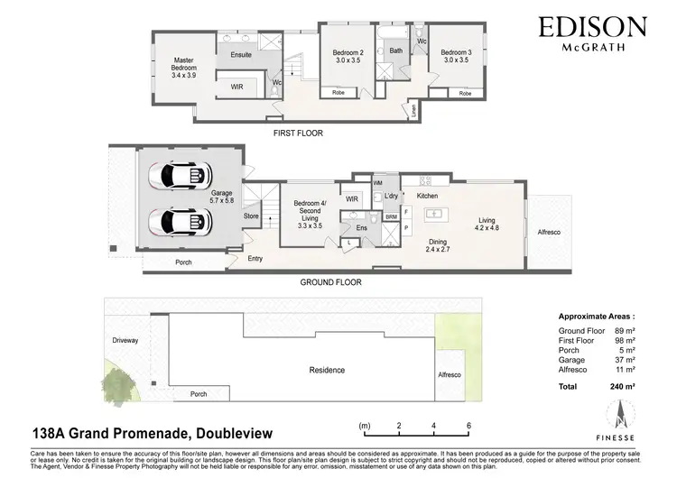Floorplan of Homely house listing, 138A Grand  Promenade, Doubleview WA 6018
