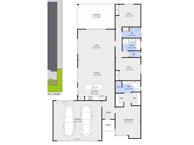 Floorplan of Homely house listing, 34 sellafield bend, Waikiki WA 6169