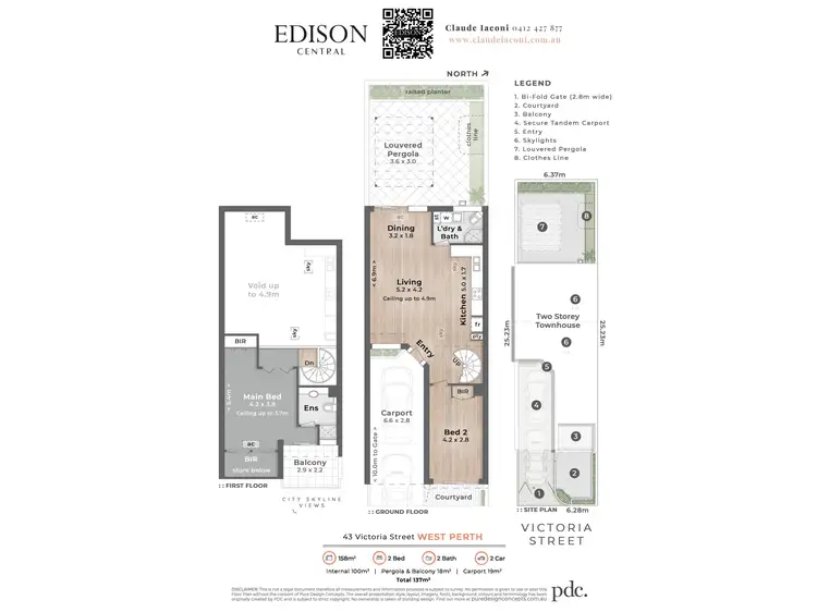 Floorplan of Homely house listing, 43 Victoria Street, West Perth WA 6005