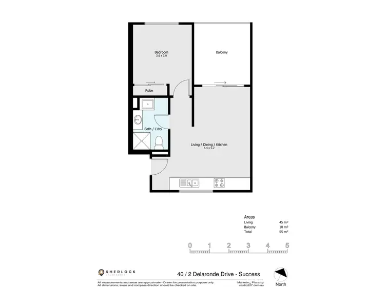 Floorplan of Homely apartment listing, 40/2 Delaronde Drive, Success WA 6164