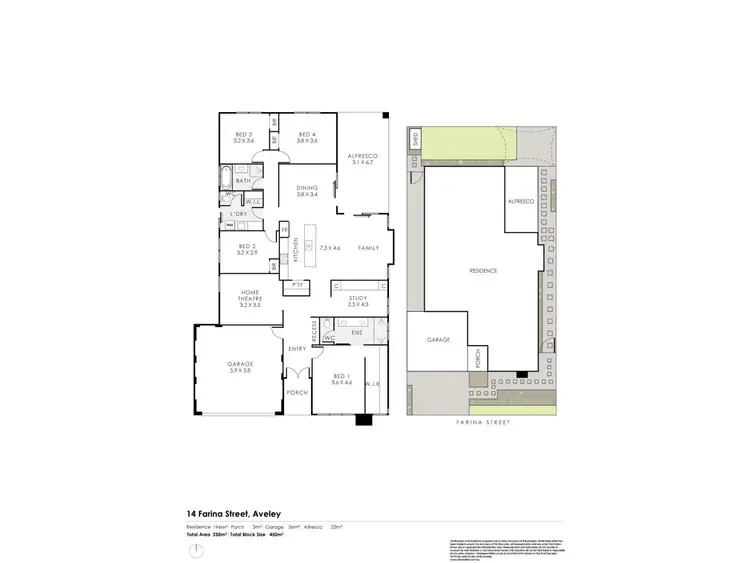 Floorplan of Homely house listing, 14 Farina Street, Aveley WA 6069