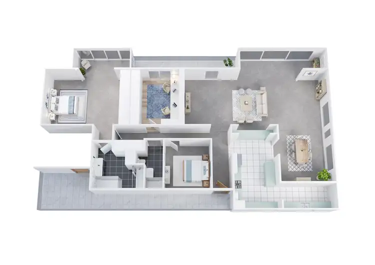 Floorplan of Homely apartment listing, 8/1 Kings Park Ave, Crawley WA 6009