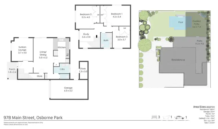 Floorplan of Homely house listing, 97B Main Street, Osborne Park WA 6017