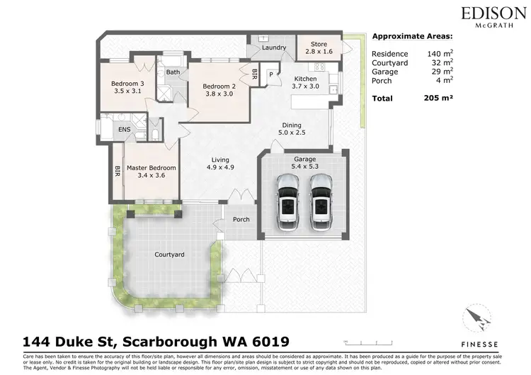 Floorplan of Homely villa listing, 144 Duke Street, Scarborough WA 6019