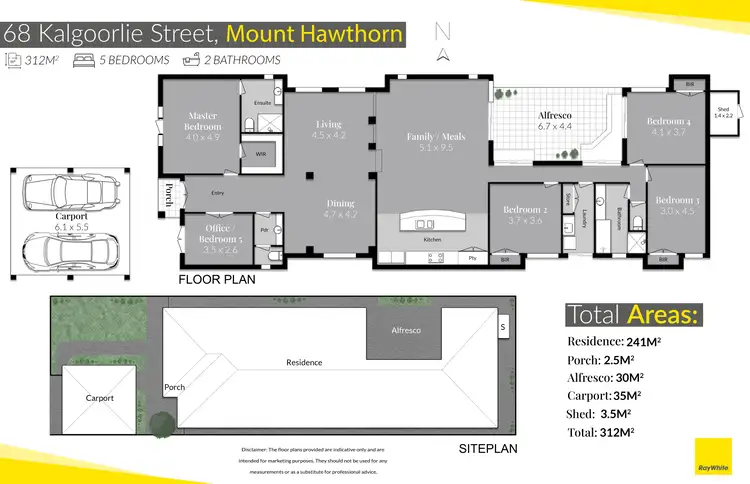 Floorplan of Homely house listing, 68 Kalgoorlie Street, Mount Hawthorn WA 6016