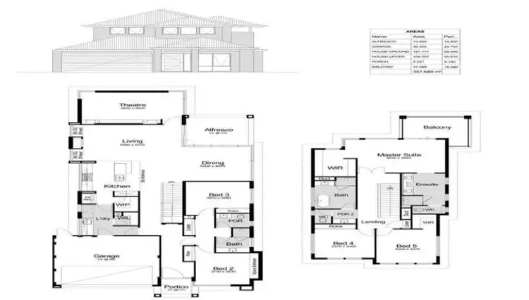 Floorplan of Homely house listing, 61 Bellas Circuit, Piara Waters WA 6112