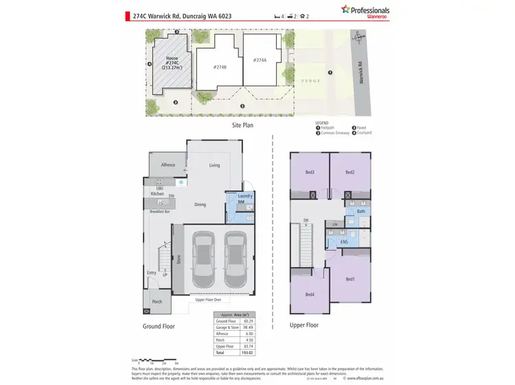 Floorplan of Homely house listing, 274C Warwick Road, Duncraig WA 6023