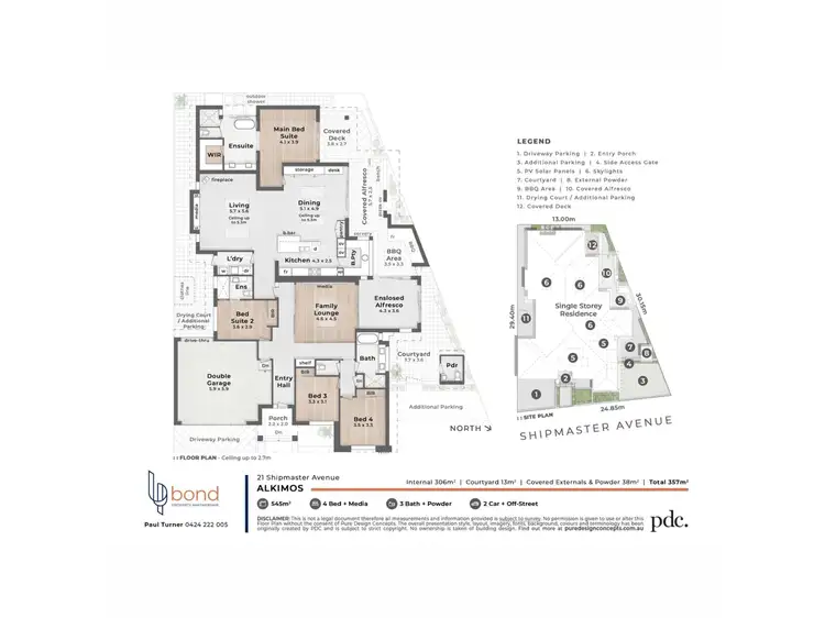 Floorplan of Homely house listing, 21 Shipmaster Avenue, Alkimos WA 6038