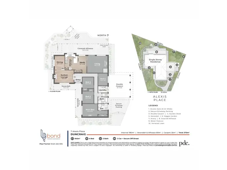 Floorplan of Homely house listing, 7 Alexis Place, Duncraig WA 6023