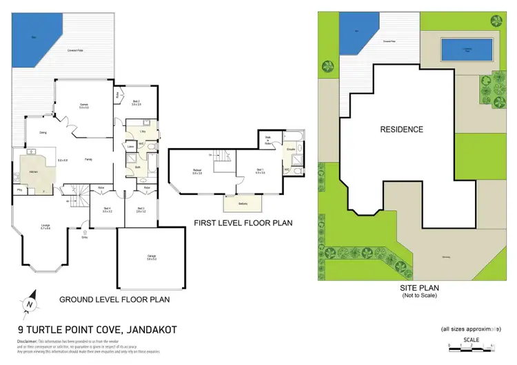 Floorplan of Homely house listing, 9 Turtle Point Cove, Jandakot WA 6164