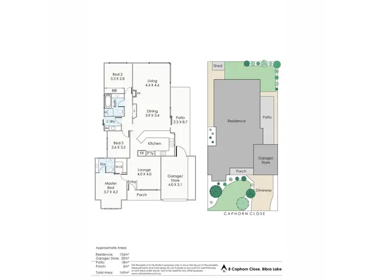 Floorplan of Homely house listing, 8 Caphorn Close, Bibra Lake WA 6163