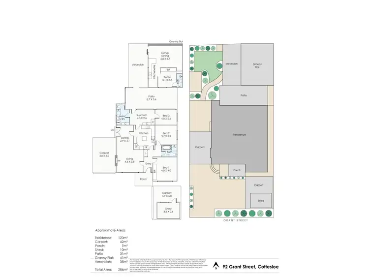 Floorplan of Homely house listing, 92 Grant Street, Cottesloe WA 6011