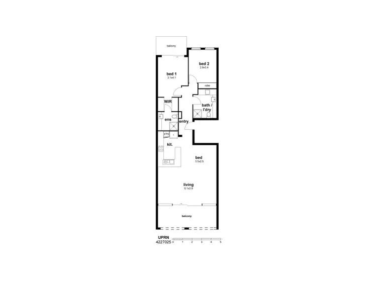 Floorplan of Homely apartment listing, 6/15 Kent Street, Rockingham WA 6168