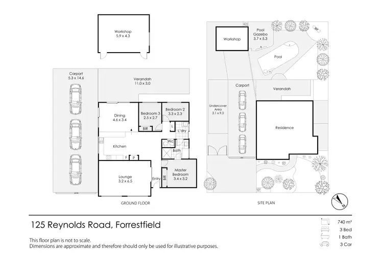 Floorplan of Homely house listing, 125 Reynolds Road, Forrestfield WA 6058
