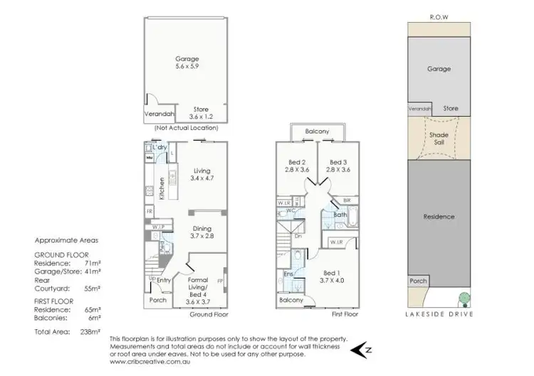 Floorplan of Homely house listing, 192 Lakeside Drive, Joondalup WA 6027