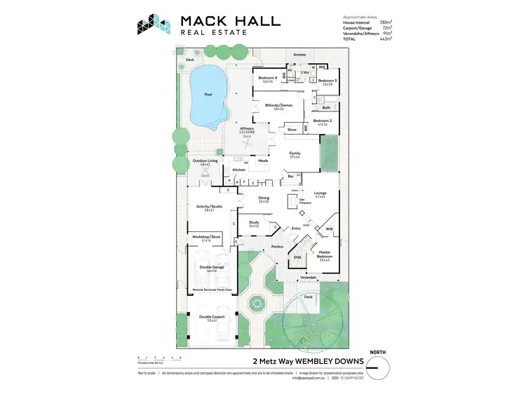 Floorplan of Homely house listing, 2 Metz Way, Wembley Downs WA 6019