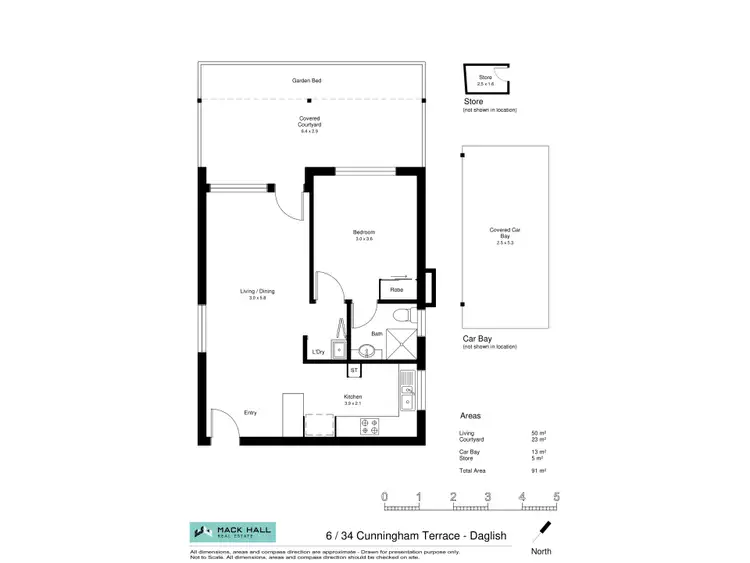 Floorplan of Homely apartment listing, 6/34 Cunningham Terrace, Daglish WA 6008