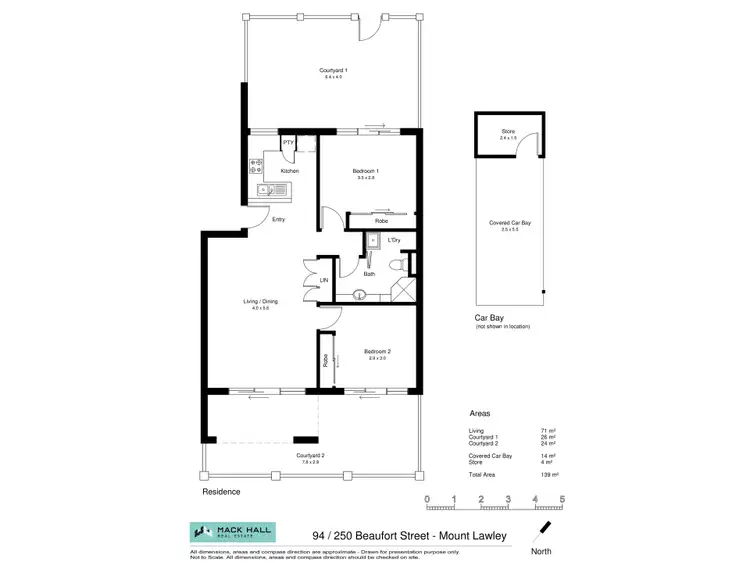 Floorplan of Homely apartment listing, 94/250 Beaufort Street, Perth WA 6000