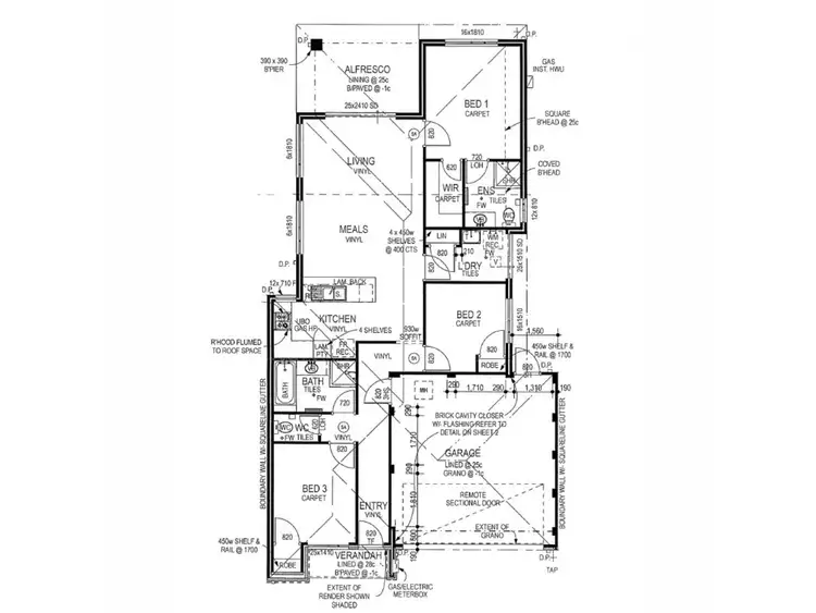 Floorplan of Homely house listing, 14 Haley Mews, Baldivis WA 6171