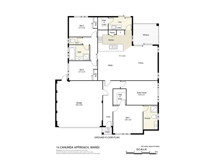 Floorplan of Homely house listing, 14 Canunda Approach, Wandi WA 6167