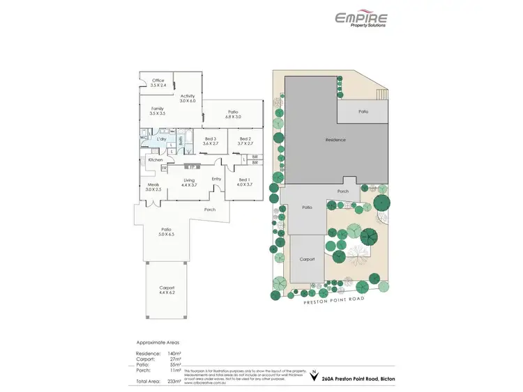 Floorplan of Homely house listing, 260A Preston Point Road, Bicton WA 6157
