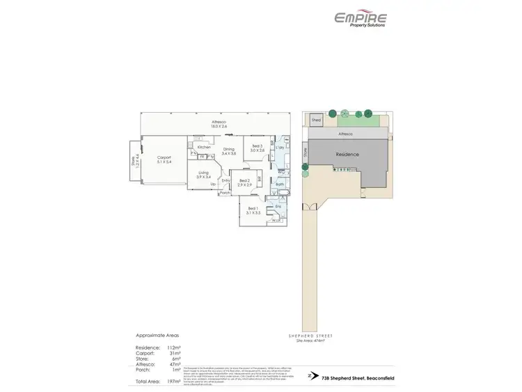 Floorplan of Homely house listing, 73B Shepherd Street, Beaconsfield WA 6162