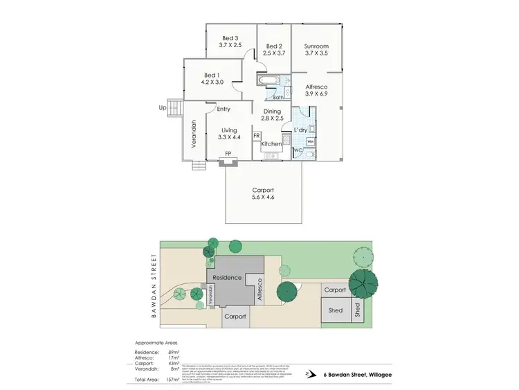 Floorplan of Homely house listing, 6 Bawdan Street, Willagee WA 6156
