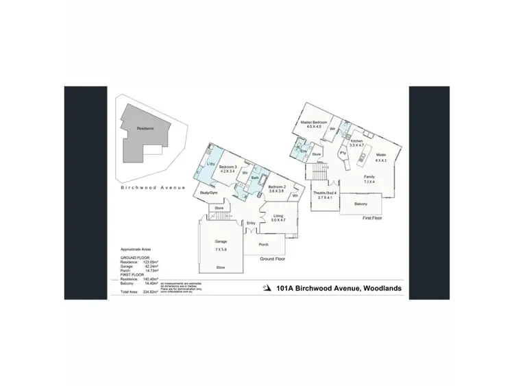 Floorplan of Homely house listing, 101A Birchwood Avenue, Woodlands WA 6018