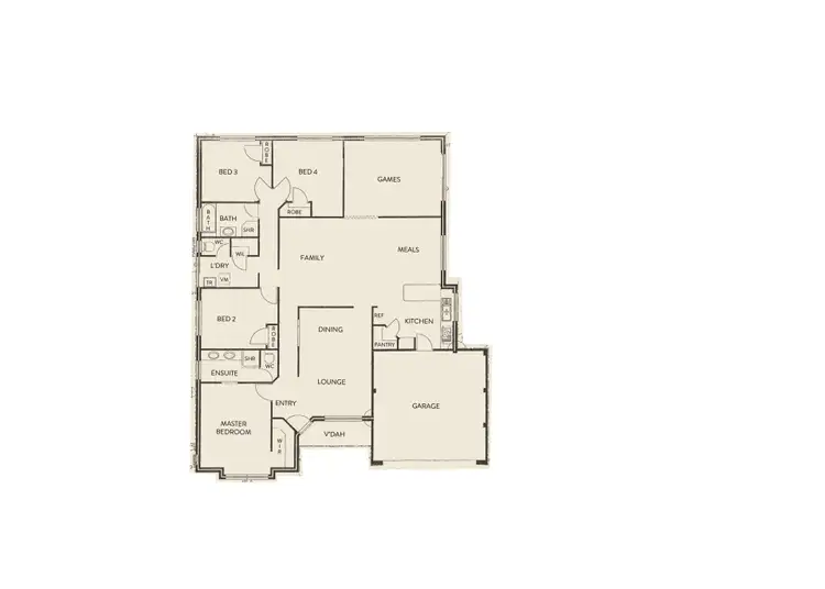 Floorplan of Homely house listing, 6 Tingle Way, Halls Head WA 6210