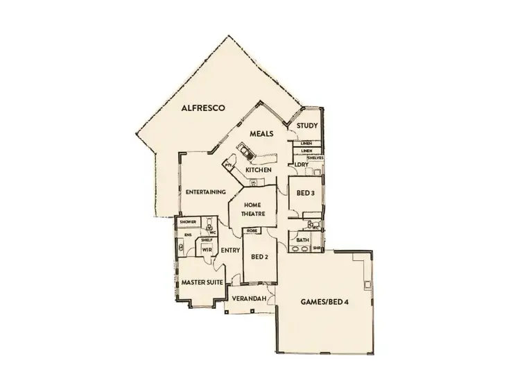 Floorplan of Homely house listing, 14 Mardja Loop, Mardella WA 6125