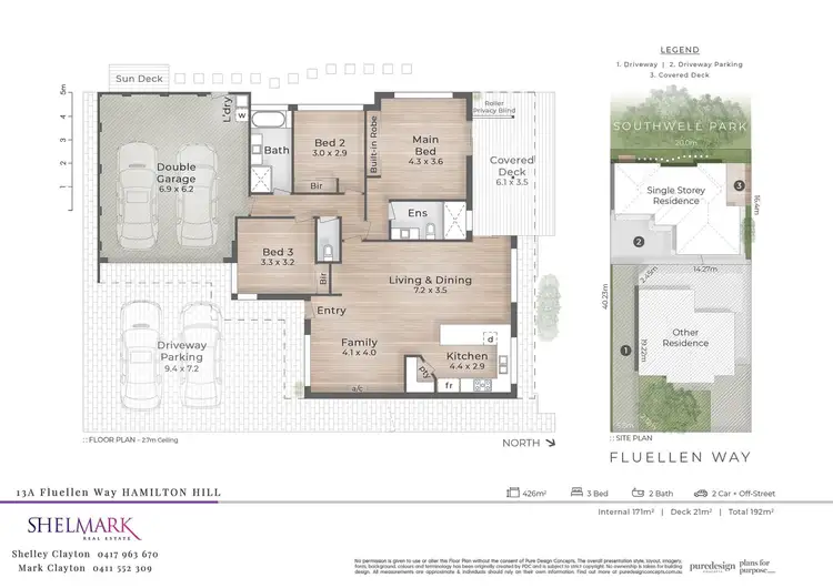 Floorplan of Homely house listing, 13A Fluellen Way, Hamilton Hill WA 6163