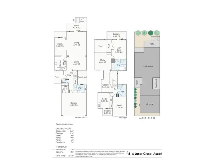 Floorplan of Homely house listing, 6 Laser Close, Ascot WA 6104