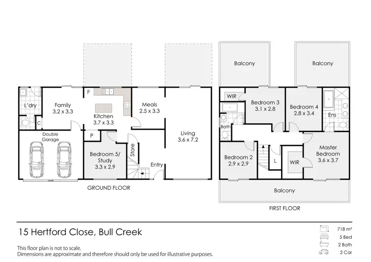 Floorplan of Homely house listing, 15 Hertford Close, Bull Creek WA 6149