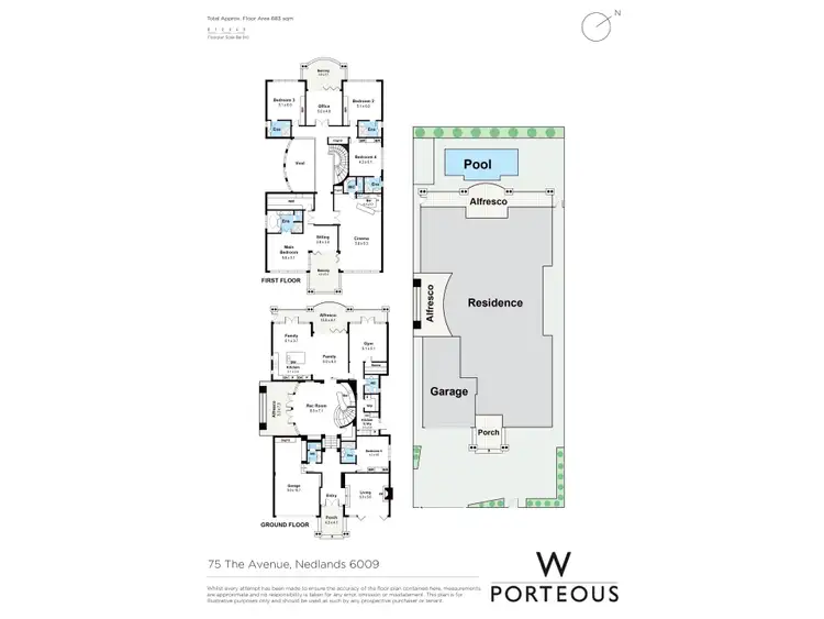 Floorplan of Homely house listing, 75 The Avenue, Nedlands WA 6009