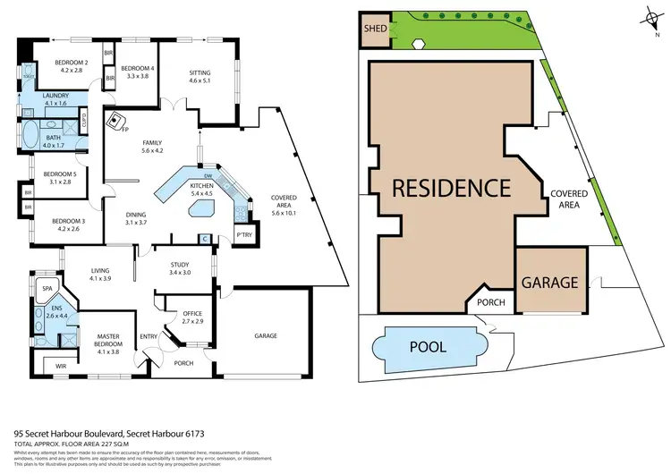 Floorplan of Homely house listing, 95 Secret Harbour Boulevard, Secret Harbour WA 6173