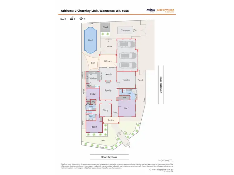 Floorplan of Homely house listing, 2 Charnley Link, Wanneroo WA 6065