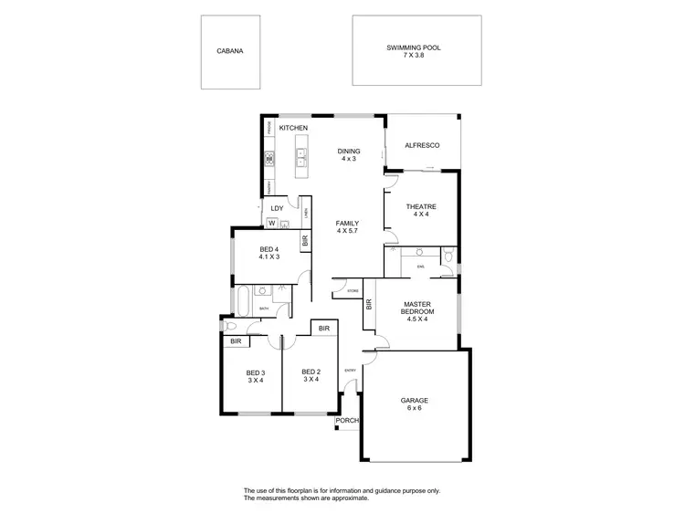Floorplan of Homely house listing, 6 Dempster Street, Caversham WA 6055