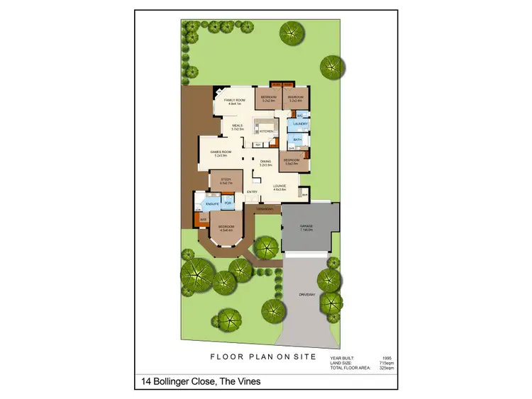 Floorplan of Homely house listing, 14 Bollinger Close, The Vines WA 6069