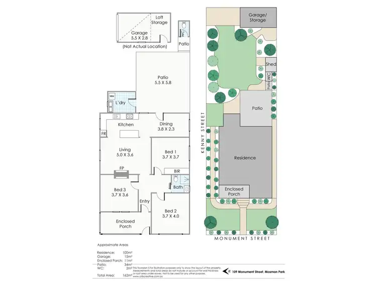 Floorplan of Homely house listing, 109 Monument Street, Mosman Park WA 6012