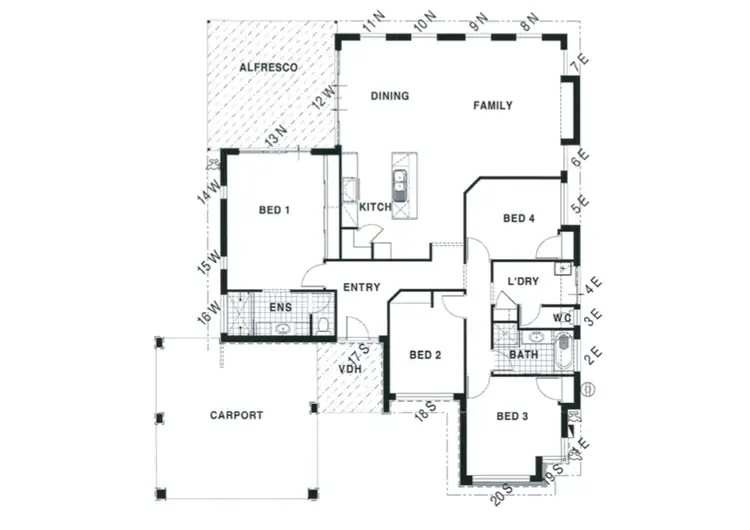 Floorplan of Homely house listing, 2 Tonkin Fairway, Dalyellup WA 6230