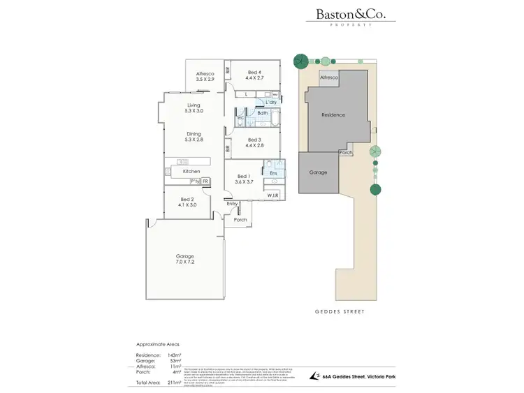 Floorplan of Homely house listing, 66A Geddes Street, Victoria Park WA 6100
