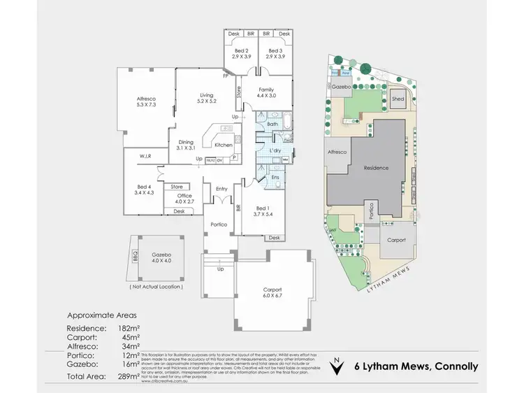 Floorplan of Homely house listing, 6 Lytham Mews, Connolly WA 6027