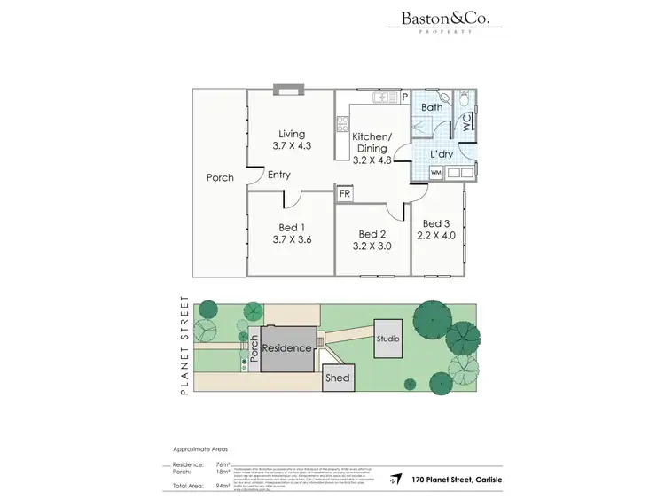 Floorplan of Homely house listing, 170 Planet Street, Carlisle WA 6101