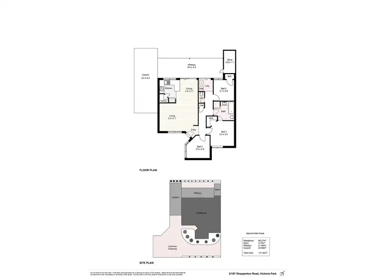 Floorplan of Homely villa listing, 2/167 Shepperton Road, Victoria Park WA 6100