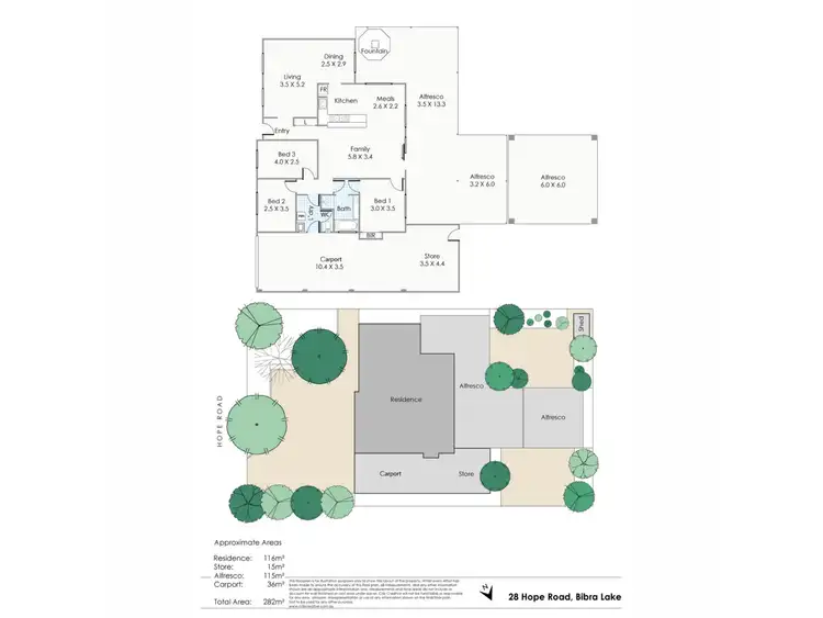 Floorplan of Homely house listing, 28 Hope Road, Bibra Lake WA 6163